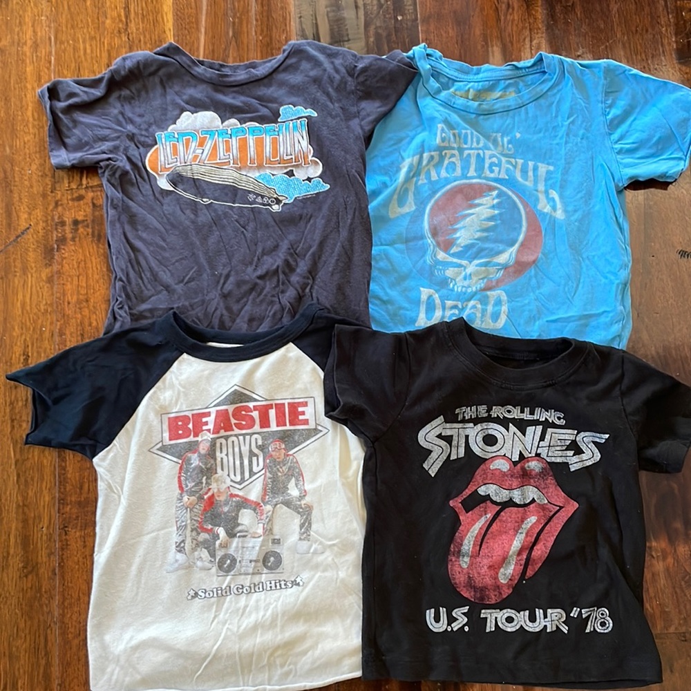 EUC Lot of music t-shirts! Led Zeppelin, Beastie Boys, Grateful Dead and Stones!